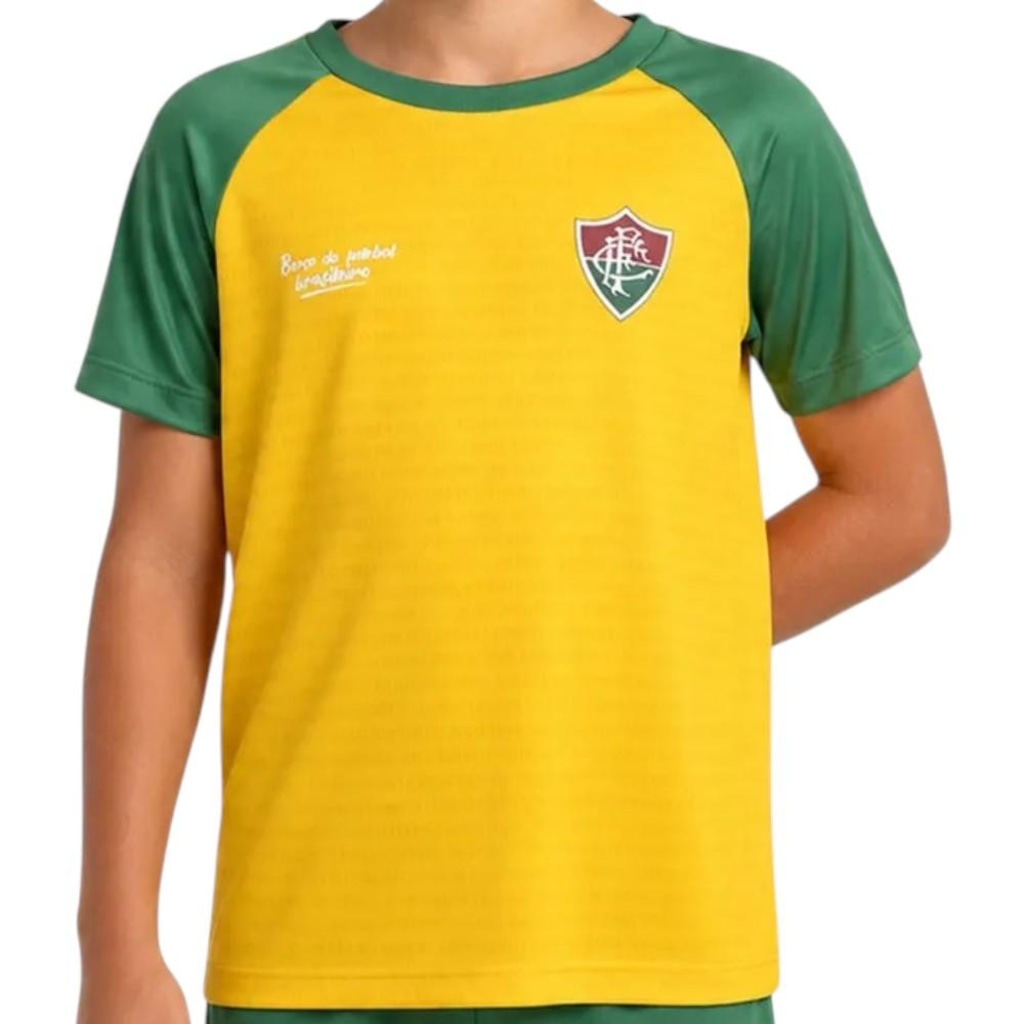 Camisa Unissex Fluminense Reluz Braziline - Infantil