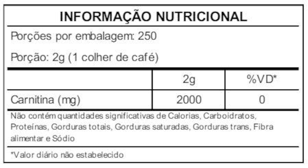 Imagem 3 do produto L-Carnitina 100g 100% Puro Importado Soldiers Nutritions