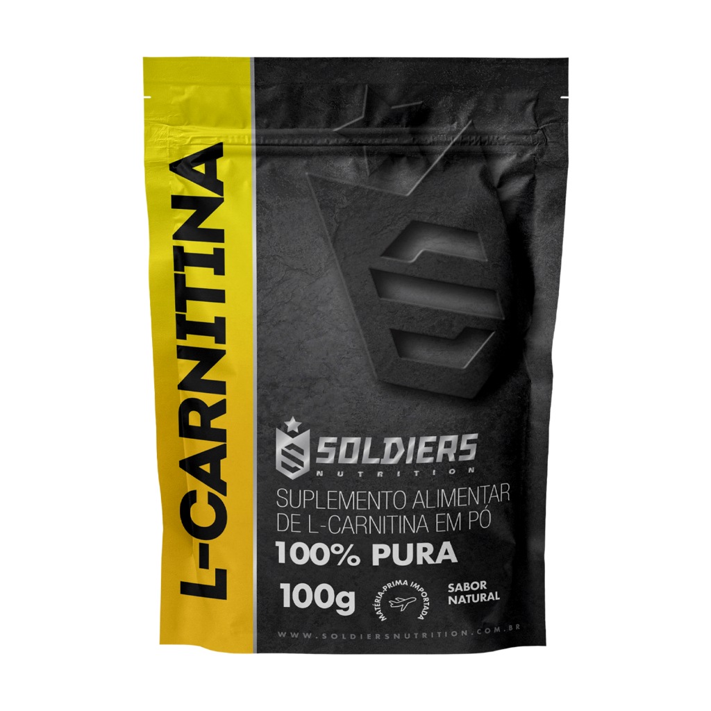 Imagem 4 do produto L-Carnitina 100g 100% Puro Importado Soldiers Nutritions