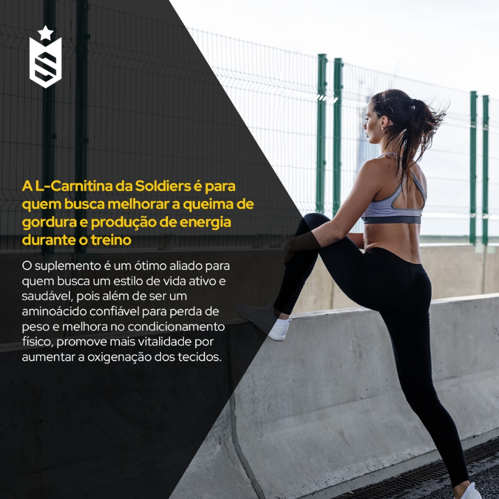 Imagem 5 do produto L-Carnitina 100g 100% Puro Importado Soldiers Nutritions