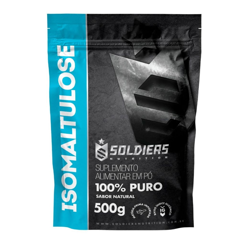 Isomaltulose 500g 100% Puro Importado Soldiers Nutrition