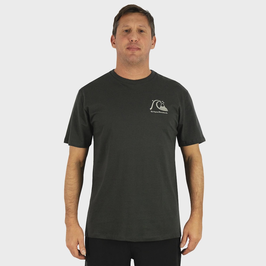 Camiseta Masculina Quiksilver The Original Dark Gray