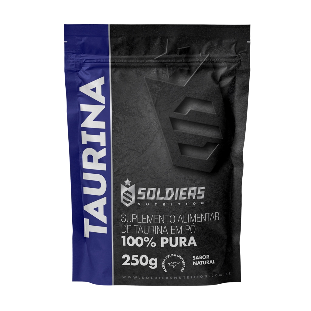 Imagem 5 do produto L-Taurina 250g 100% Pura Importada Soldiers Nutrition
