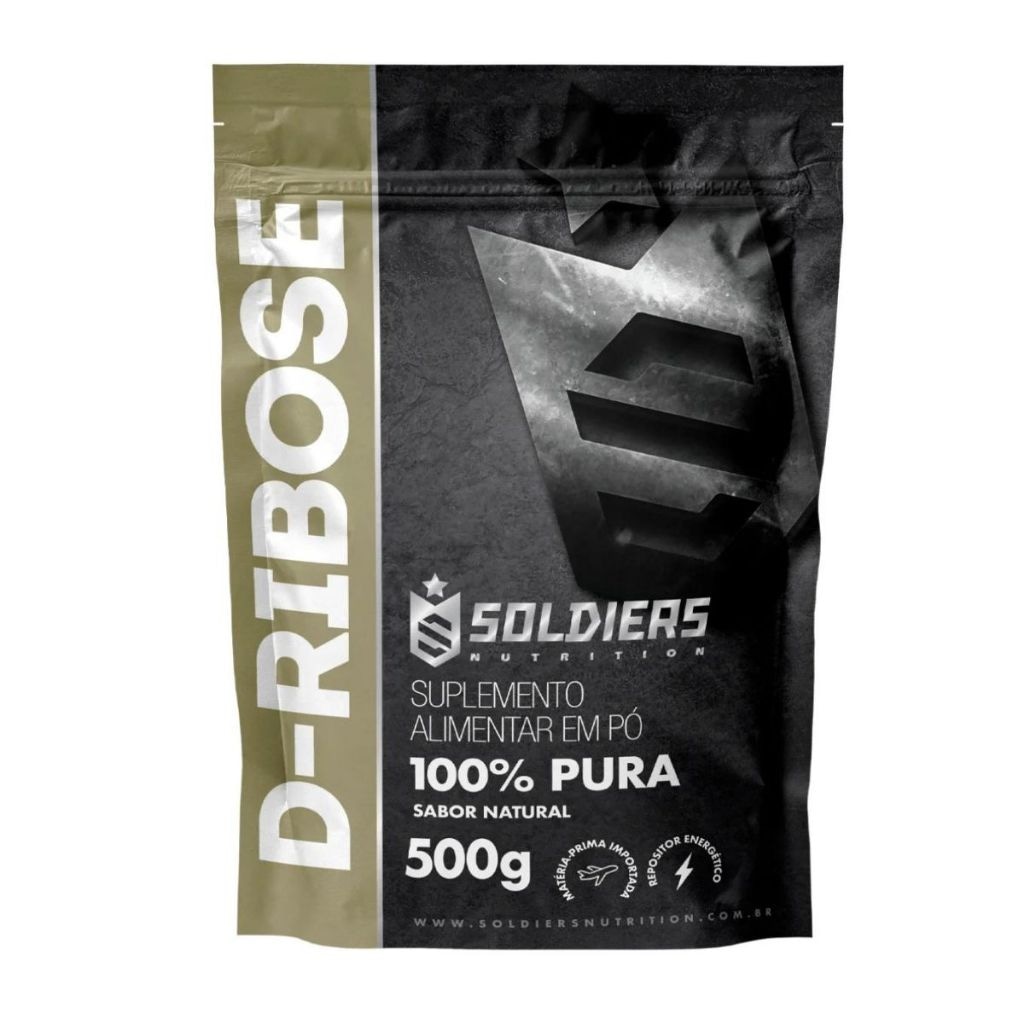 D-Ribose 500g - 100% Pura Importada - Soldier Nutritions