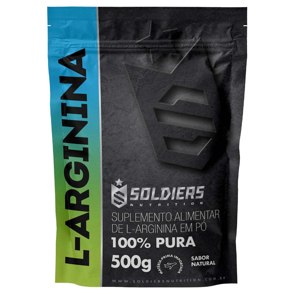 Imagem 4 do produto Arginina 500g 100% Pura Importada - Soldiers Nutrition