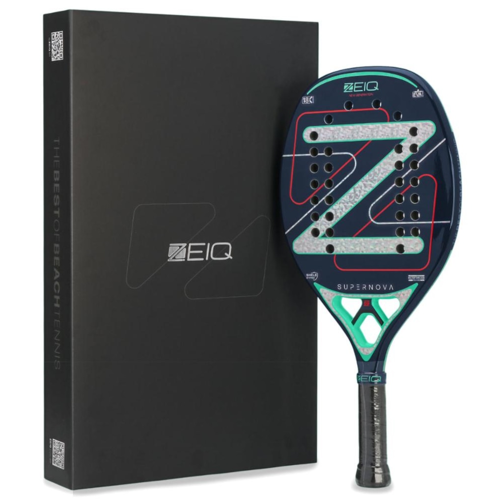 Raquete Unissex De Beach Tennis Zeiq Supernova 2026 18k