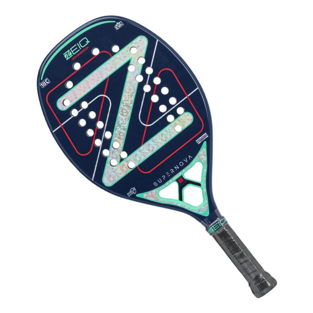 Imagem 2 do produto Raquete Unissex De Beach Tennis Zeiq Supernova 2026 18k