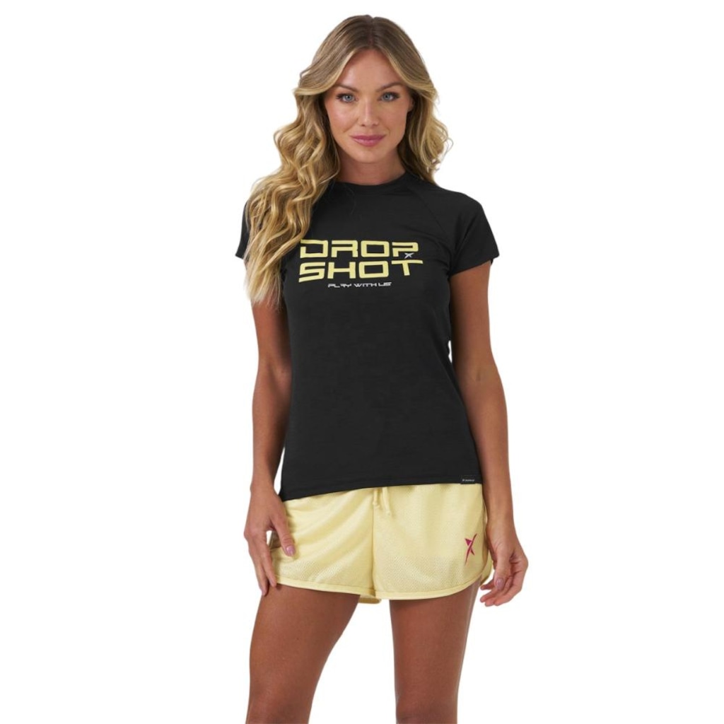 Camiseta Drop Shot Baby Look Enjoy W25 - Feminino