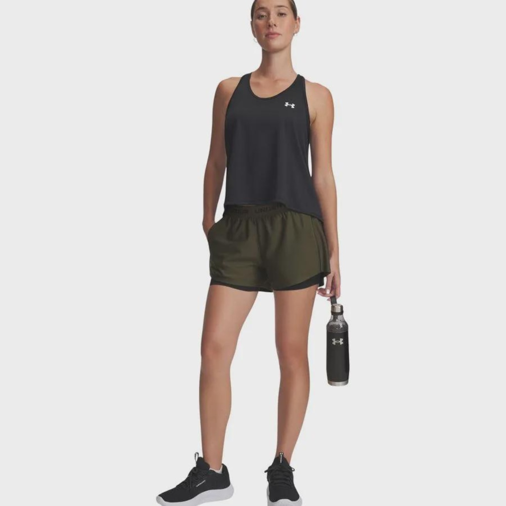 Shorts Under Armour Tech Play Up 2 In 1 - Feminino