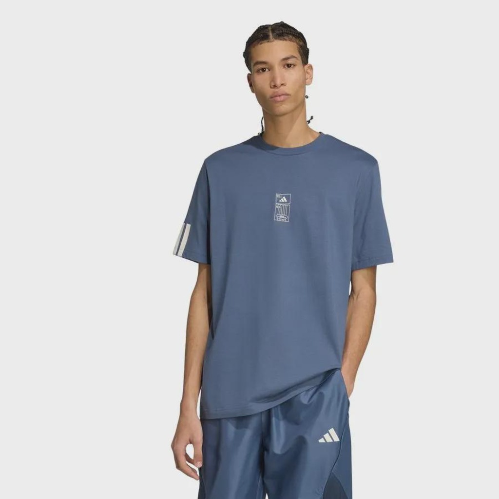 Camiseta Adidas Estampada - Masculino
