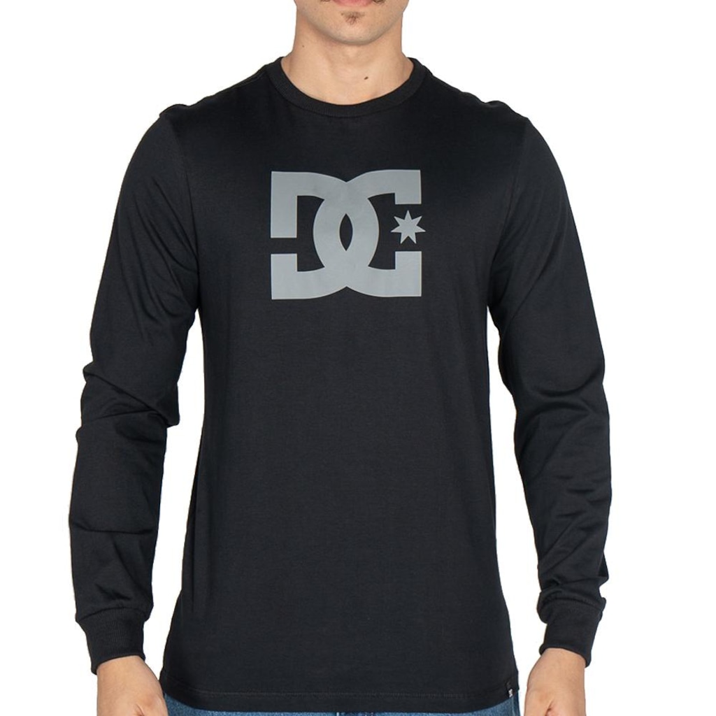 Camiseta Manga Longa Dc Shoes Dc Star Masculina