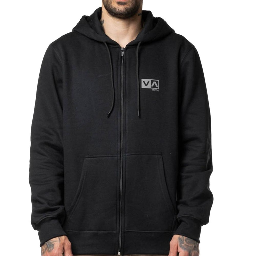 Blusão de Moletom RVCA Aberto Mini Balance Box Zip Ps Masculino