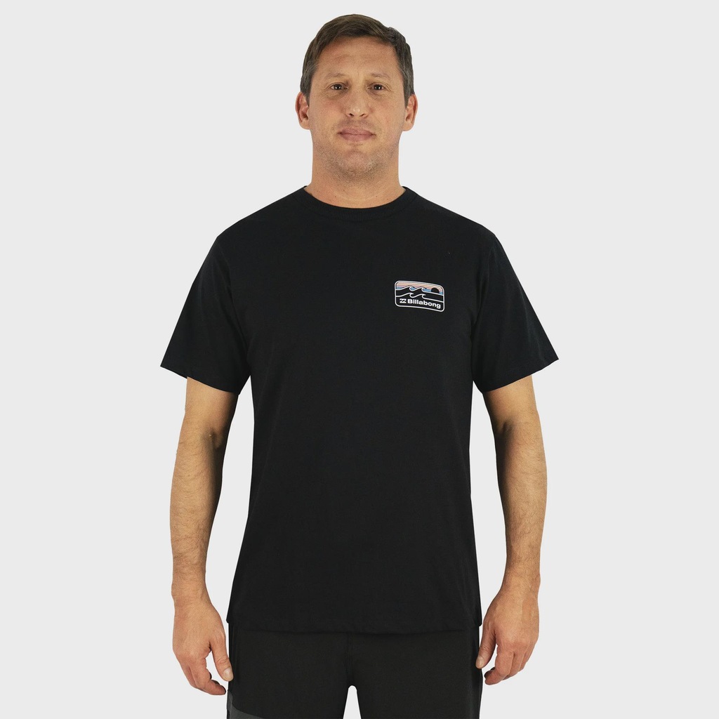 Camiseta Masculina Billabong Runner Preta