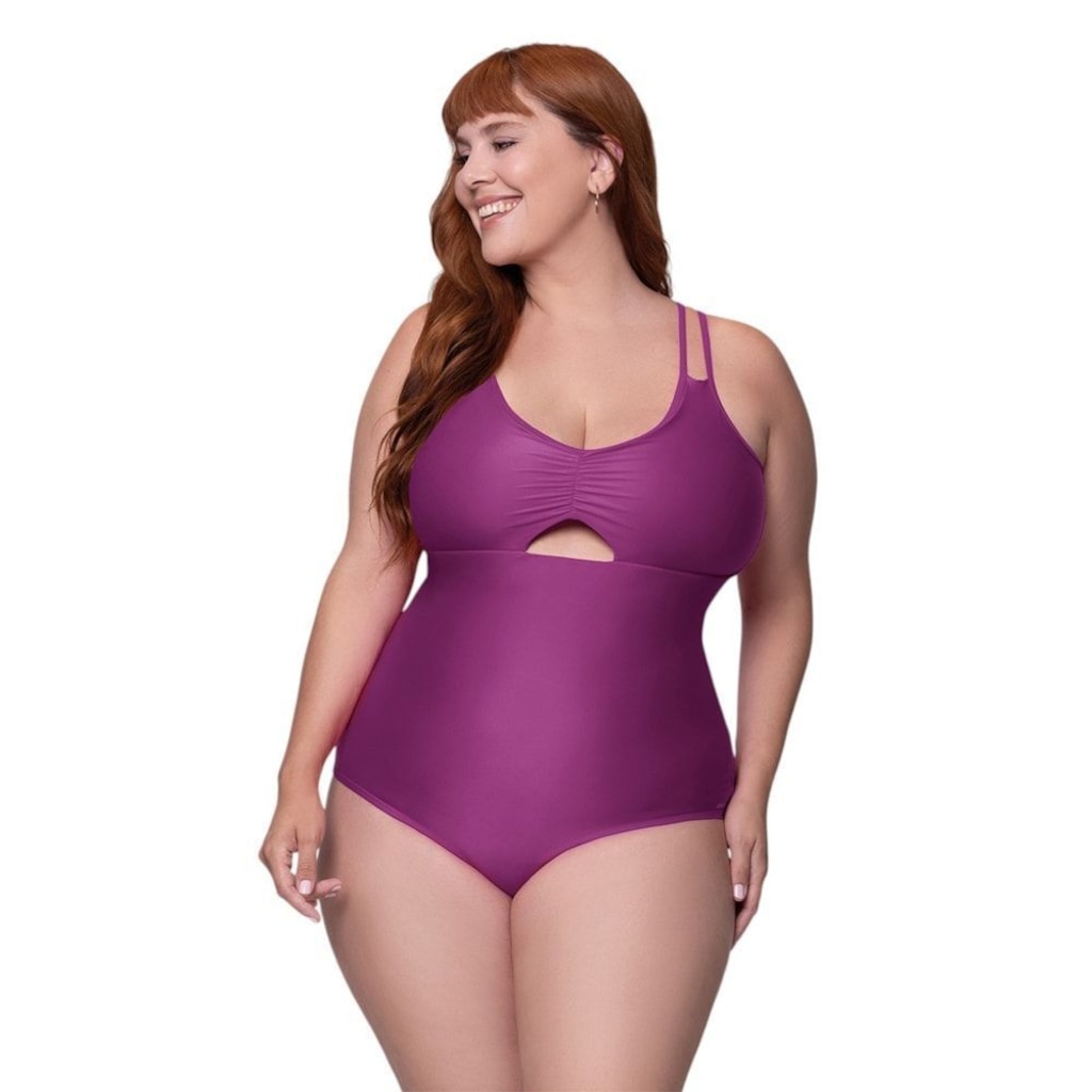 Maiô Selene Regata Clássico Plus Size Feminino