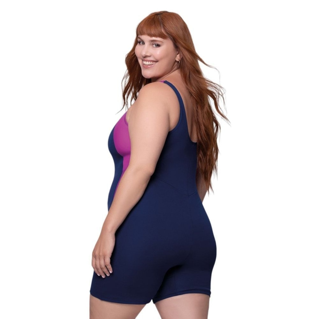 Imagem 2 do produto Maiô Macaquinho Selene Clássico Plus Size Feminino