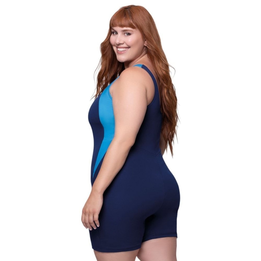 Imagem 2 do produto Maiô Macaquinho Selene Clássico Plus Size Feminino