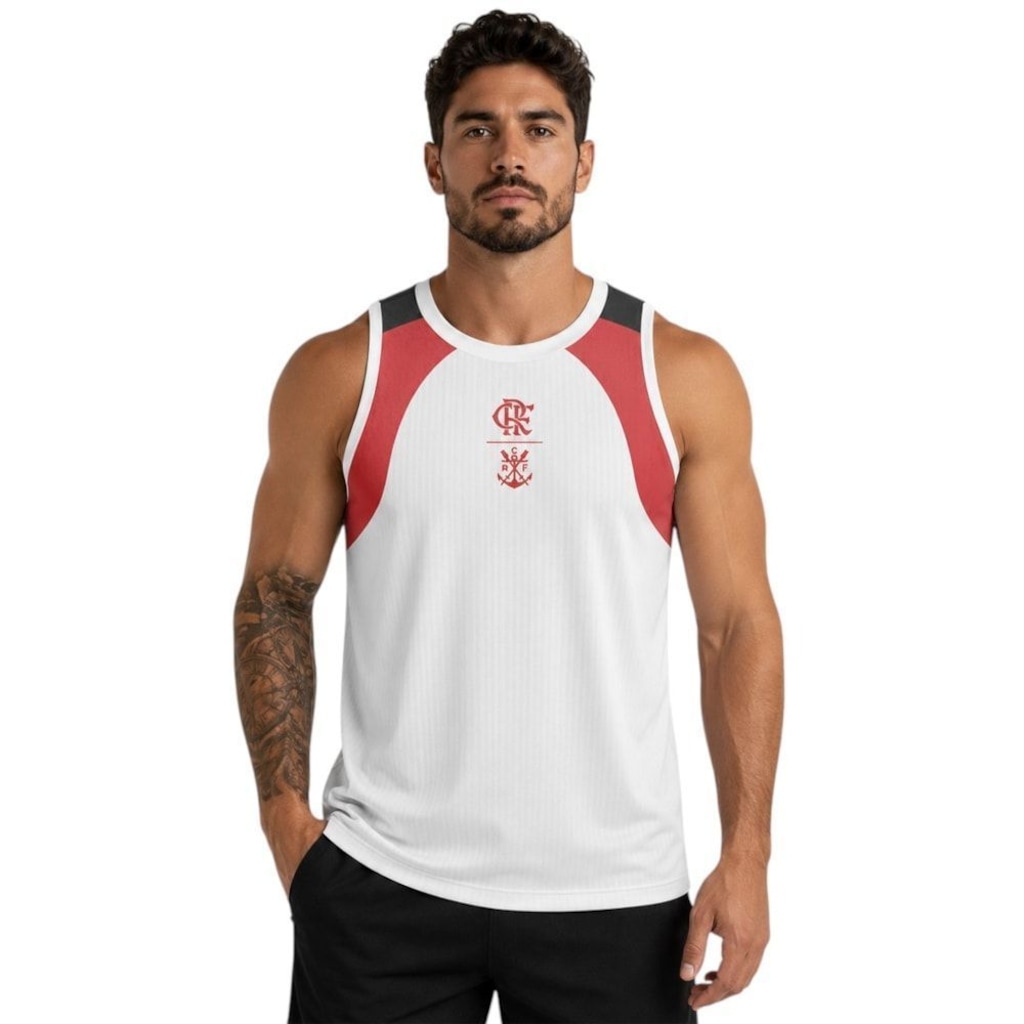 Camiseta Regata do Flamengo Braziline Raízes Masculina