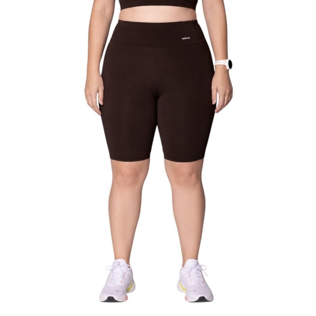Bermuda Selene Básica Fitness Plus Size Feminina
