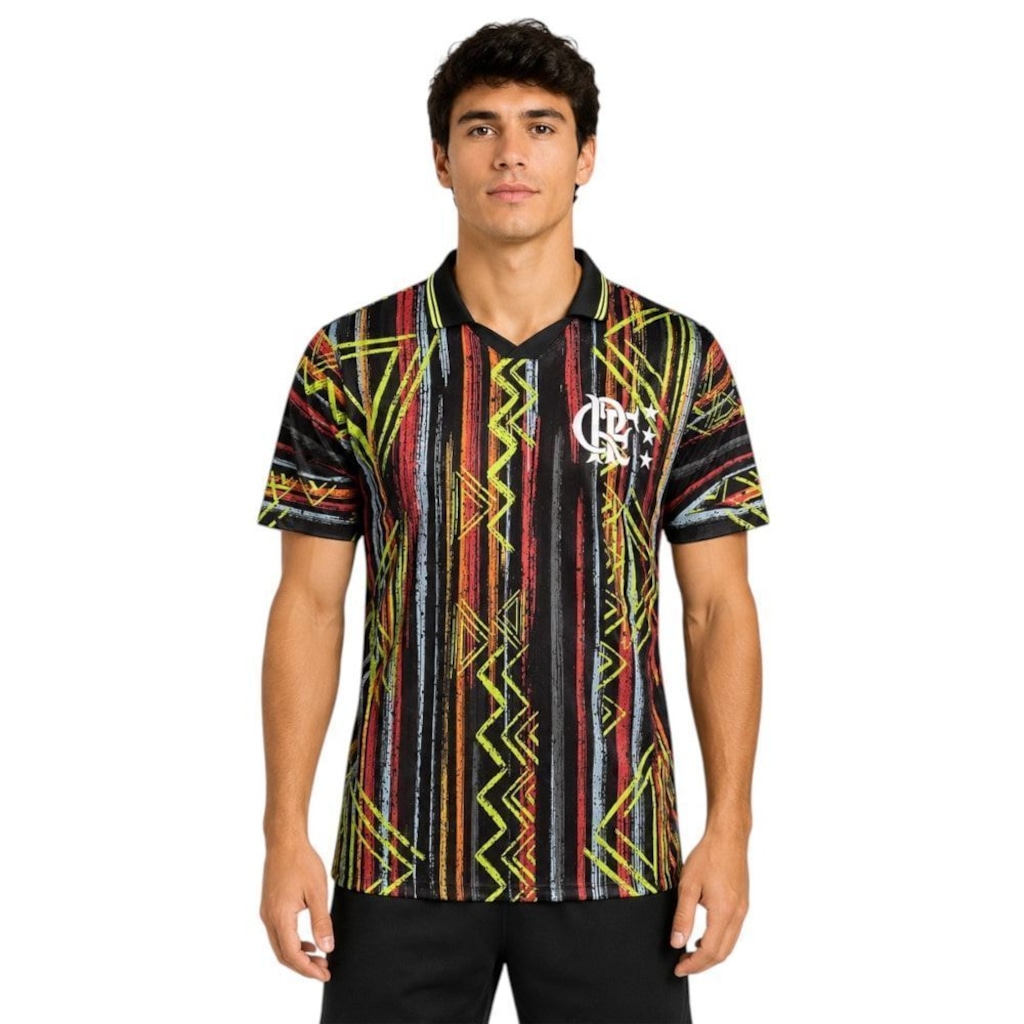 Camisa de Goleiro do Flamengo Betel Retrô 1995 Masculina