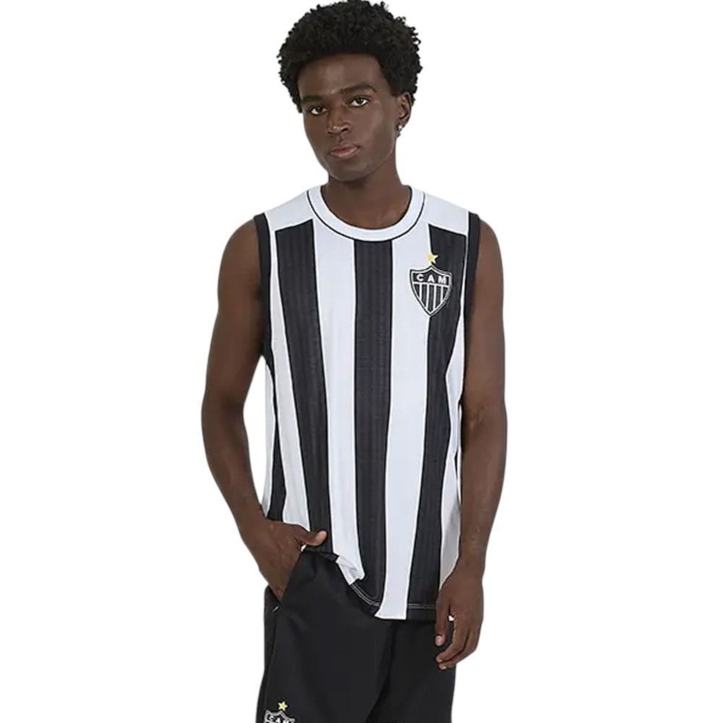 Camiseta Regata do Atlético Mineiro Braziline Agora Masculina