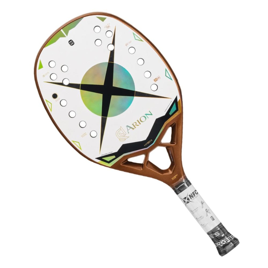 Imagem 2 do produto Raquete de Beach Tennis Heroes Arion - André Baran 2026 - Unissex