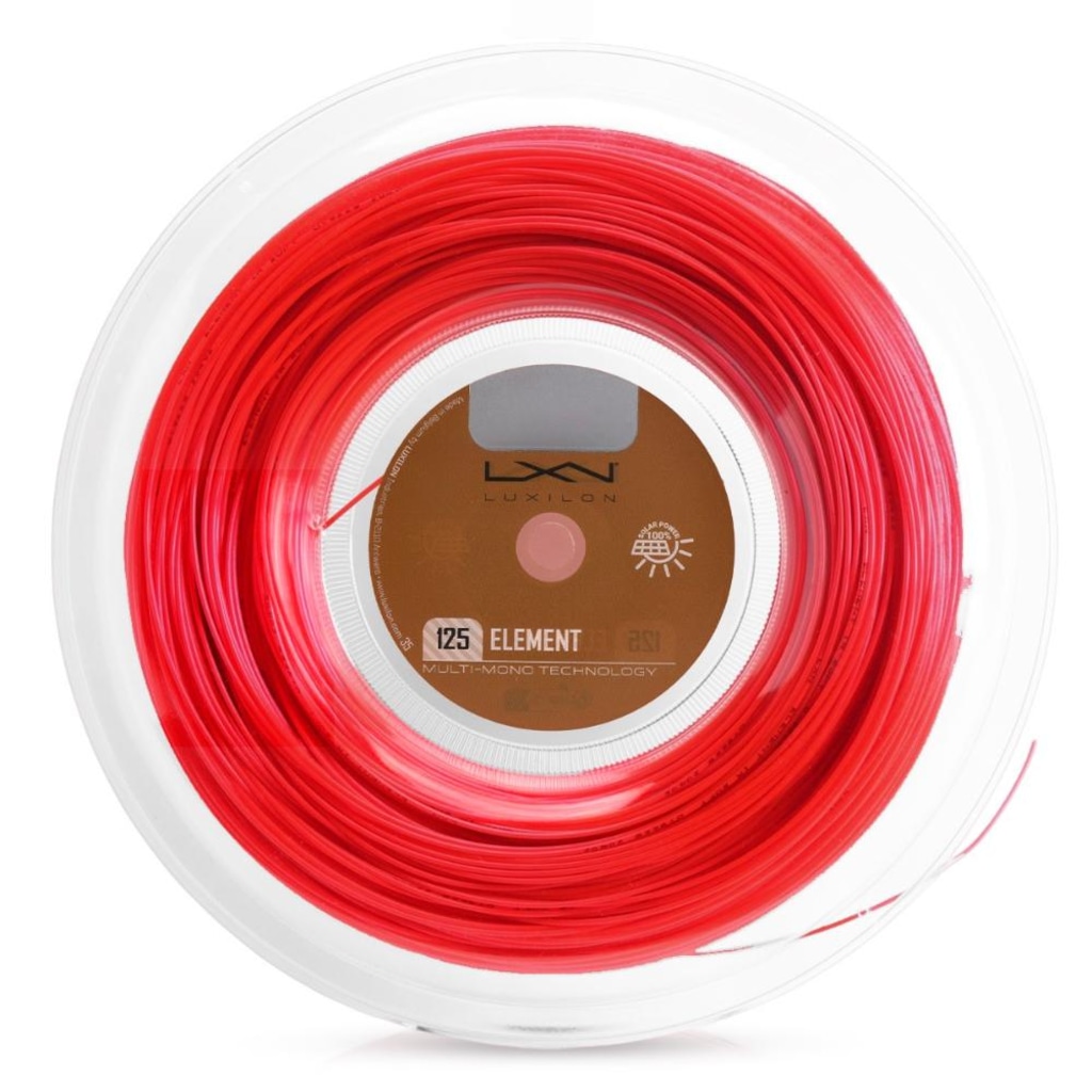 Corda Luxilon Element 17 1.25mm Infrared - Rolo com 200 Metros - Unissex