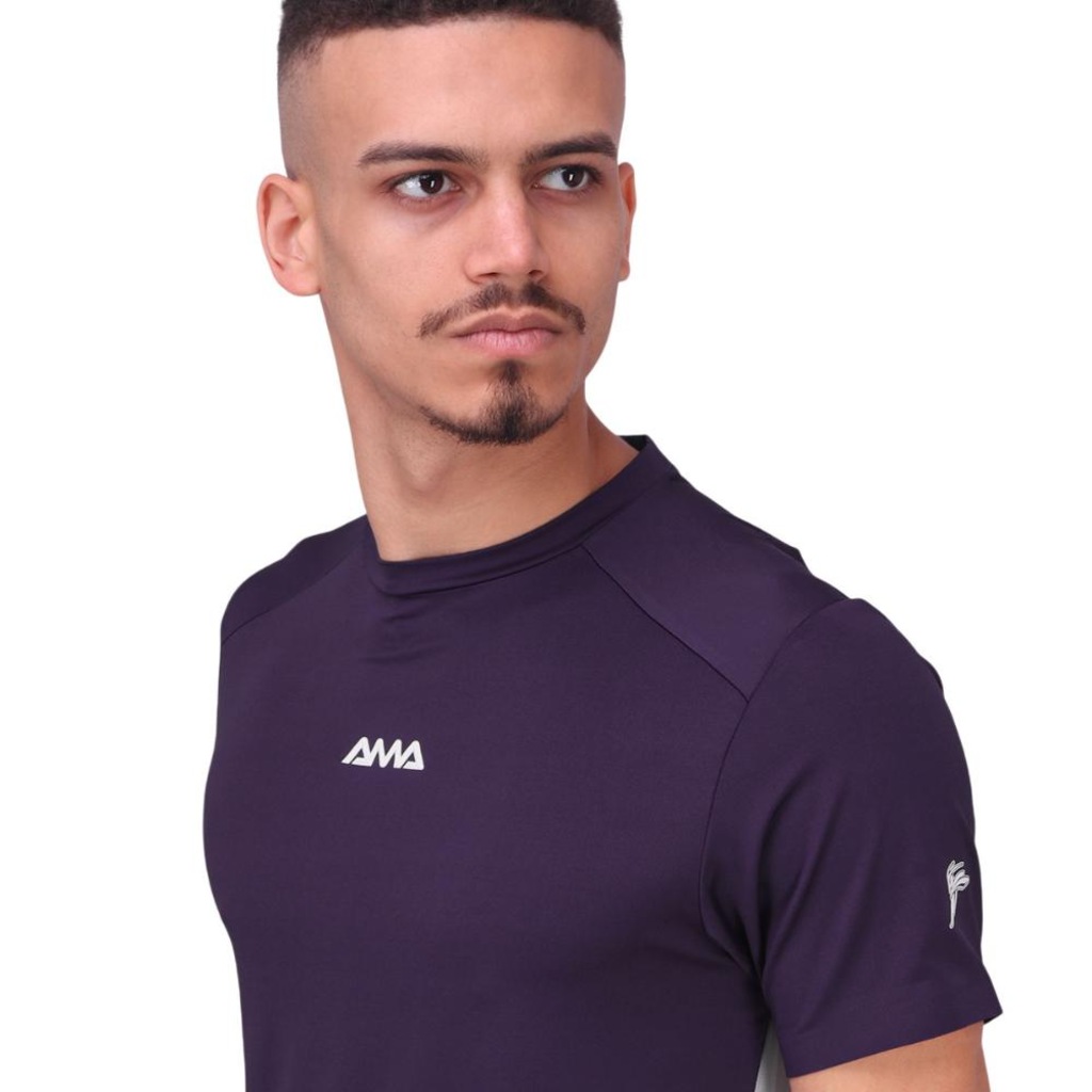 Imagem 4 do produto Camiseta Ama Sport Tech Roxa - Masculino
