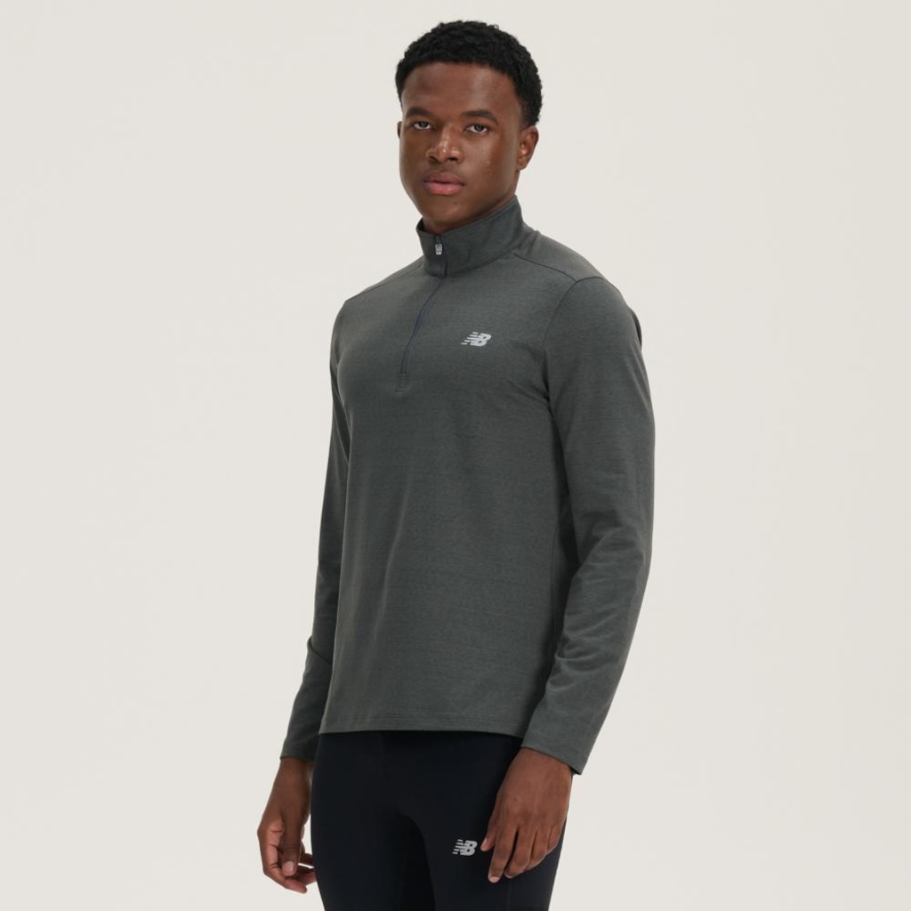 Imagem 5 do produto Blusa Masculina Manga Longa 1/2 Zíper Sport Essentials