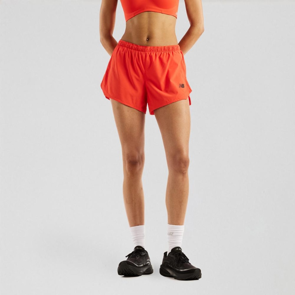 Shorts New Balance Rc Essential 3" Feminino