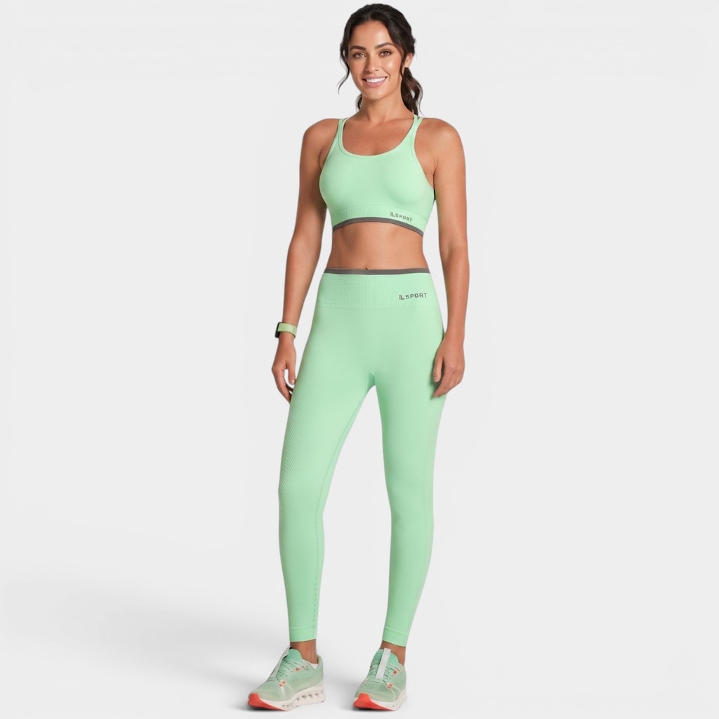 Top Lupo LSport Seamless Alça Duo Ayra - Feminina