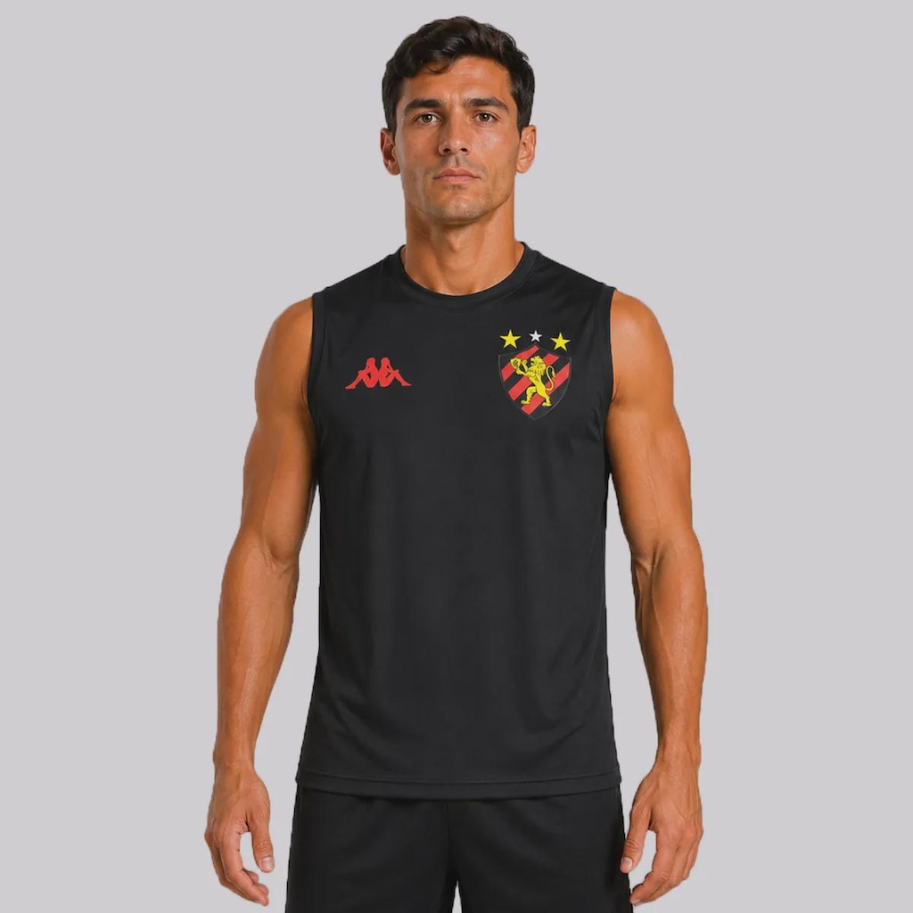 Camiseta Regata Kappa Sport Recife Supporter Essence 2026 Masculina