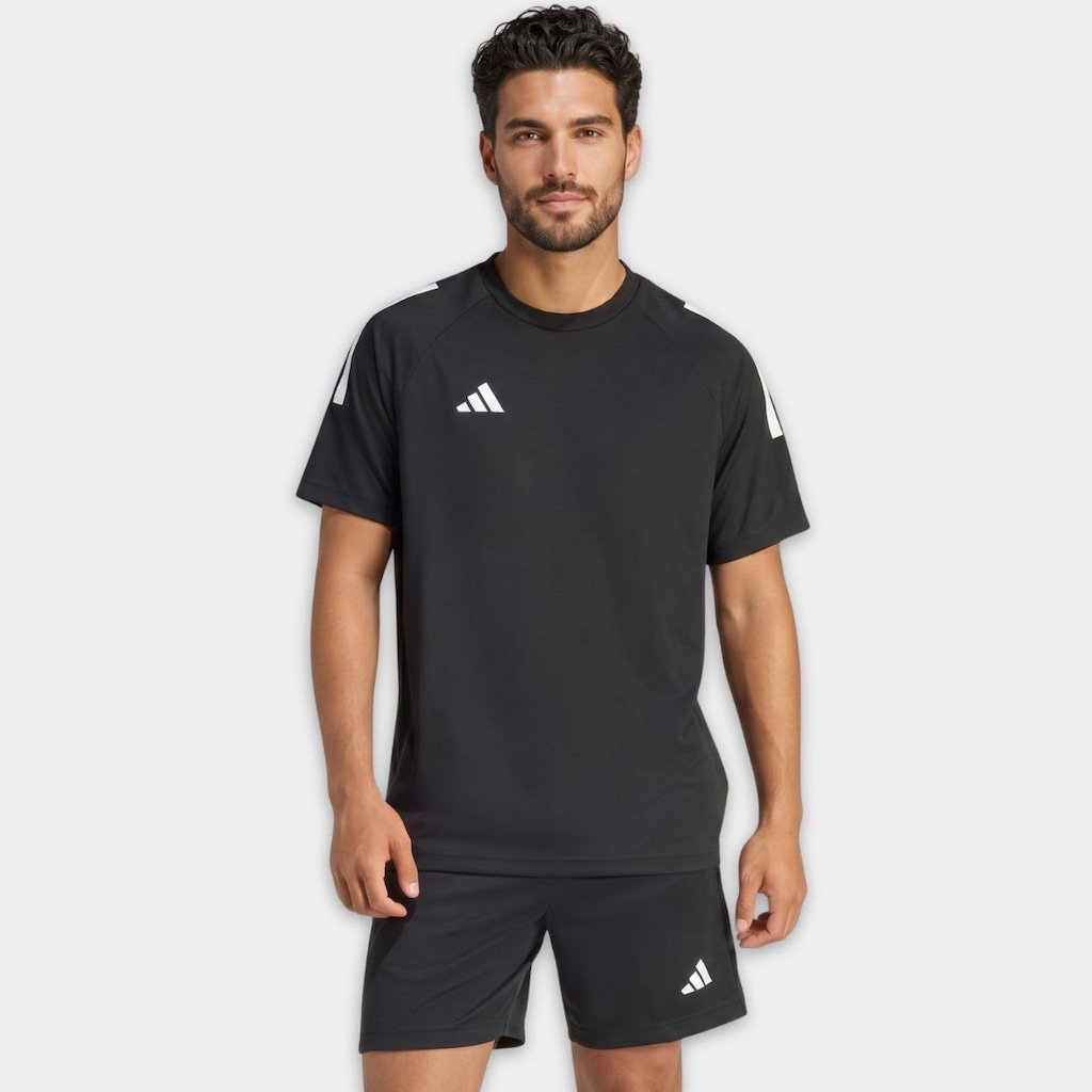 Camiseta adidas Sereno 3 Barras -Masculina