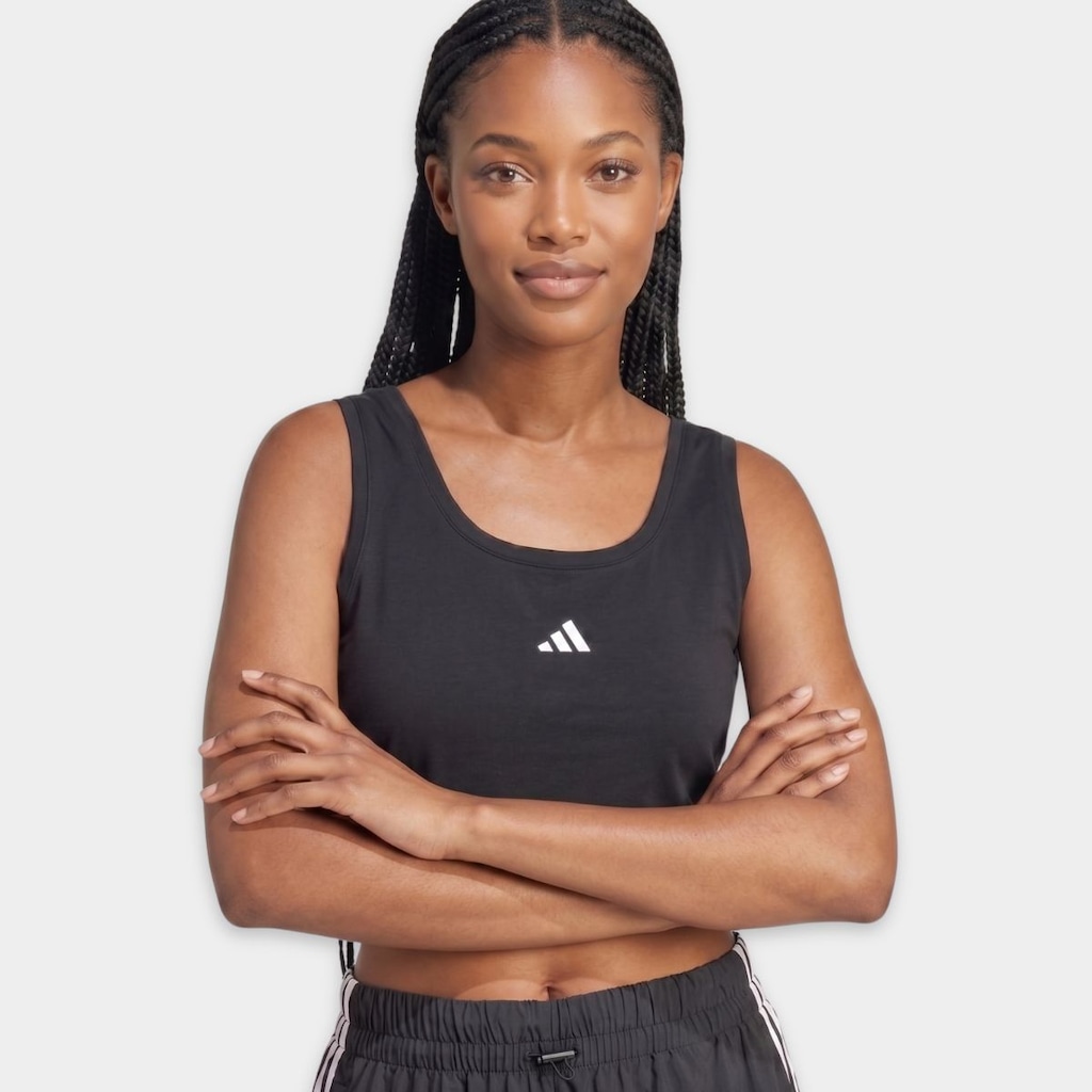 Imagem 2 do produto Cropped adidas Sleeveless Small Logo Essentials - Feminina