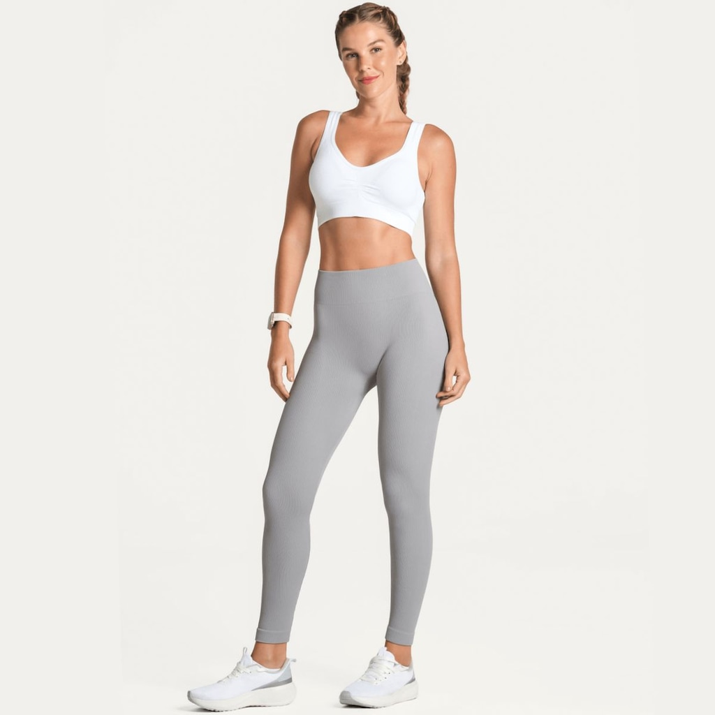 Calça Legging Feminina Lupo Sem Costura Canelada