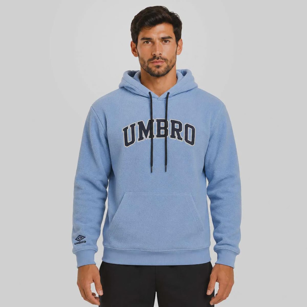 Blusão de Moletom com Capuz Umbro College Concept Masculino