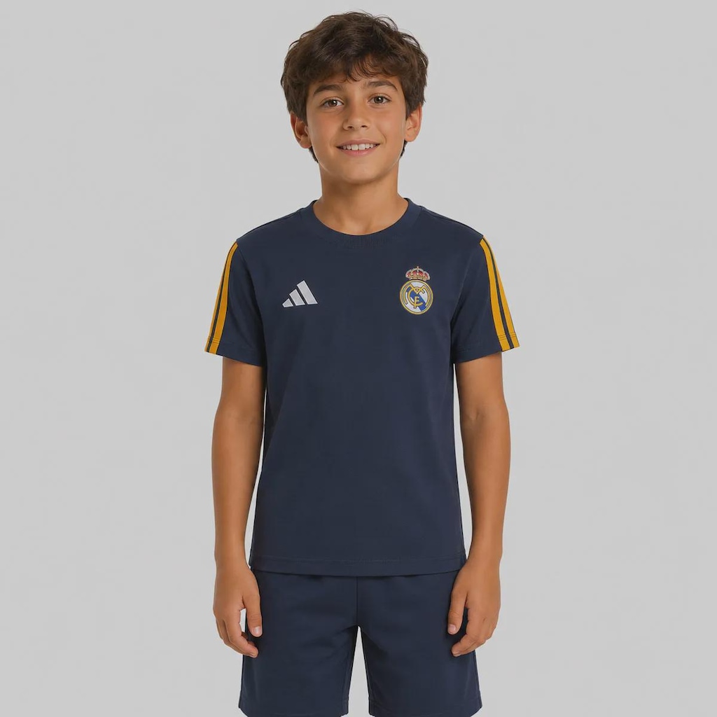 Camisa Real Madrid adidas Logo Infantil