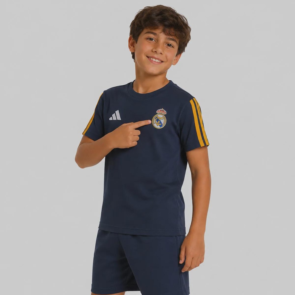 Imagem 3 do produto Camisa Real Madrid adidas Logo Infantil
