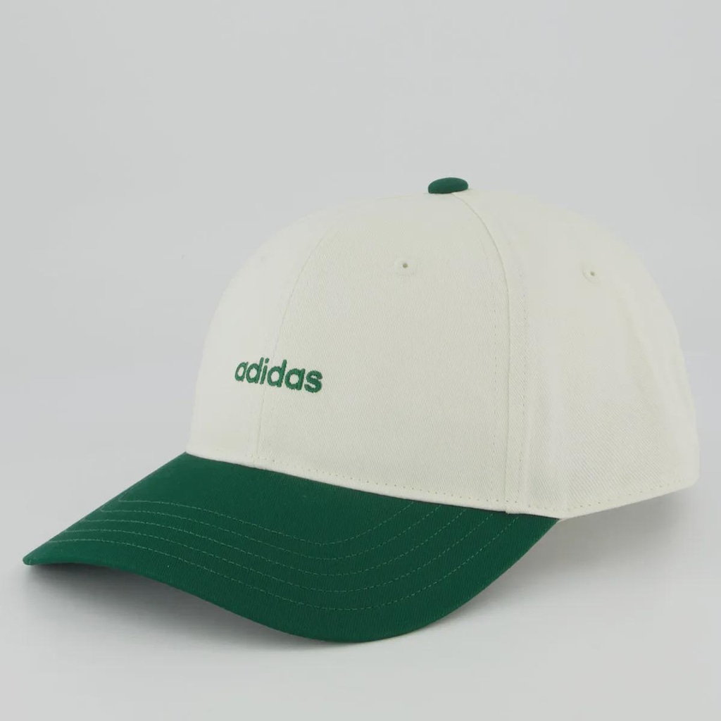 Boné Adulto adidas Baseball Bordado Linear Aba Curva