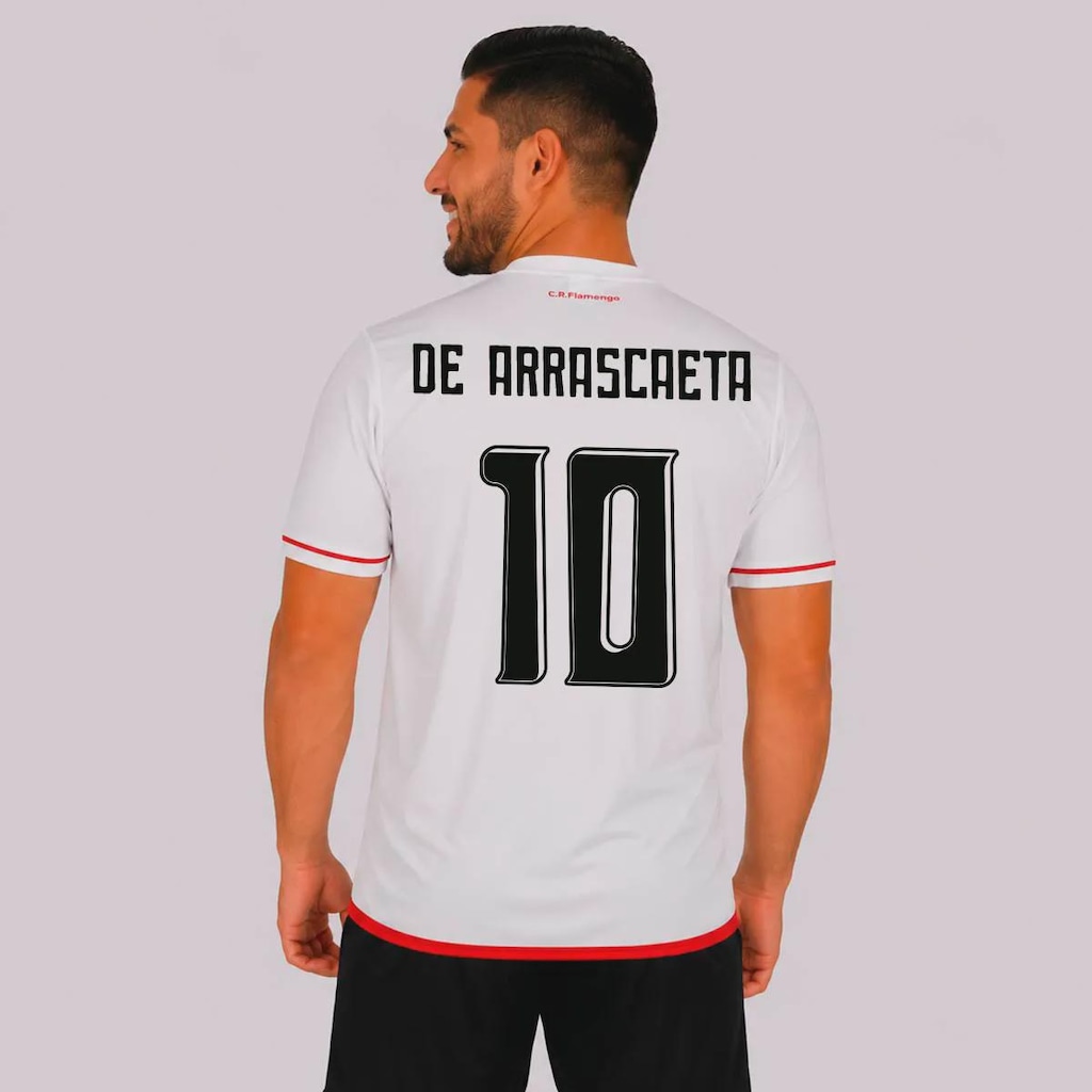 Camisa do Flamengo Approval 10 De Arrascaeta Masculina