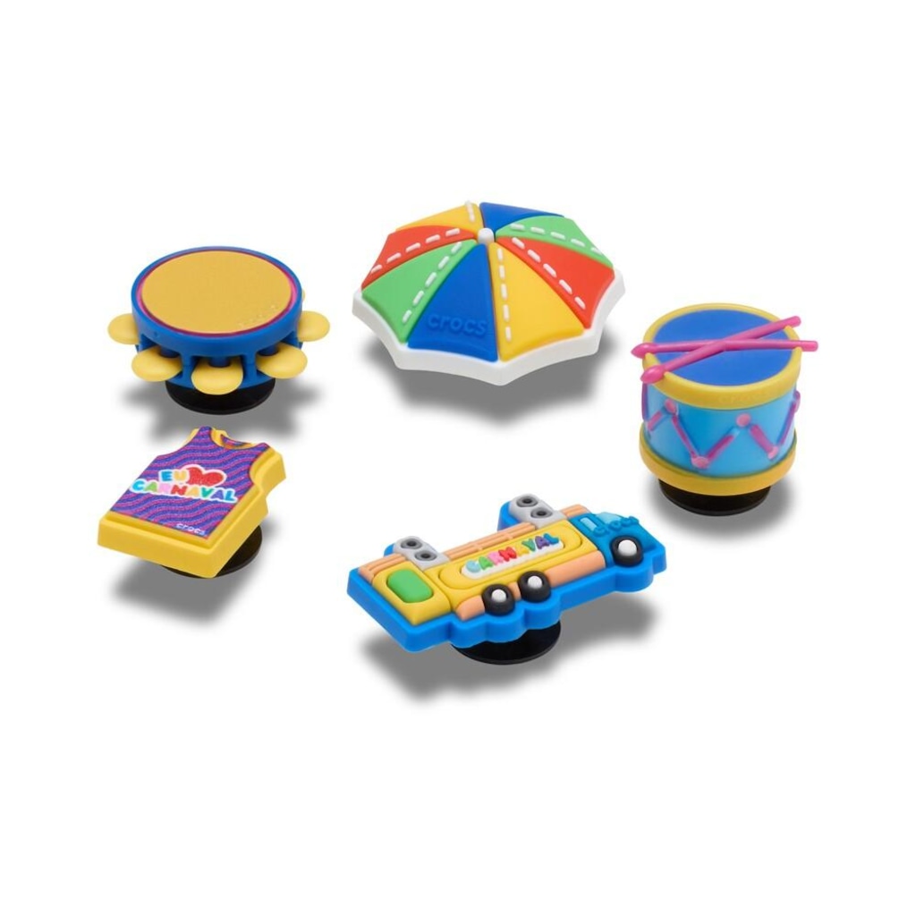 Imagem 2 do produto Jibbitz™ Crocs Celebração de Carnaval Pack Com 5 Peças Único - Unissex