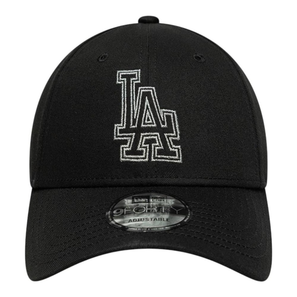 Boné Adulto New Era Metallic Outline 940 Los Angeles Dodgers Aba Curva