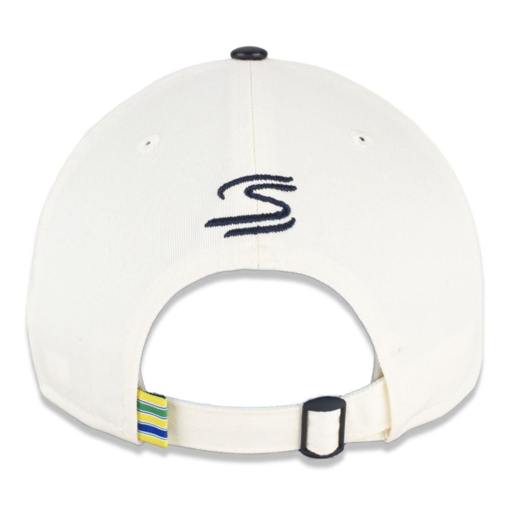 Imagem 4 do produto Bone New Era 9FORTY M-Crown Ayrton Senna Azul New Era Masculino