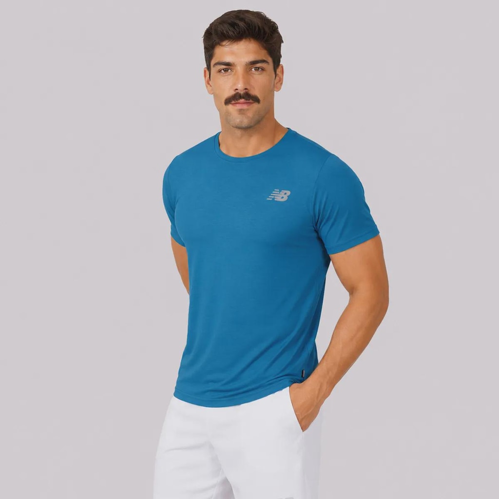 Imagem 2 do produto Camiseta New Balance Active Logo Masculina