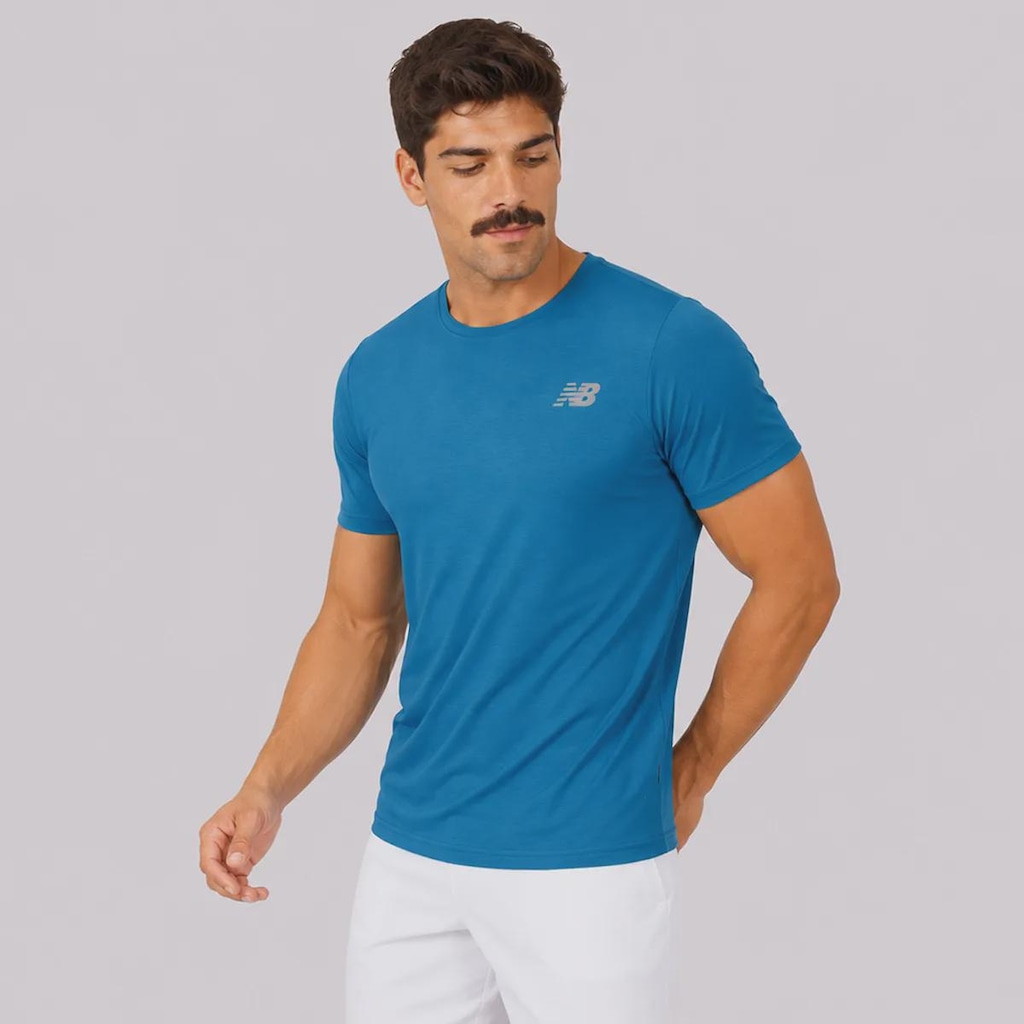 Imagem 3 do produto Camiseta New Balance Active Logo Masculina