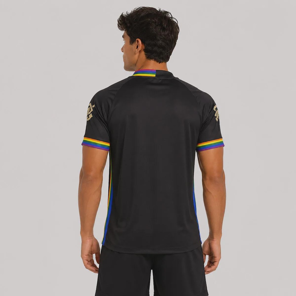 Imagem 4 do produto Camisa do Brasil Vôlei CBV 2026 Lgbt Volt Masculina