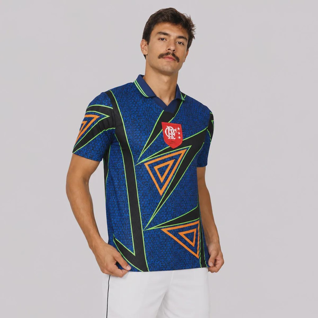 Imagem 2 do produto Camisa do Flamengo Retrô Goleiro 1996