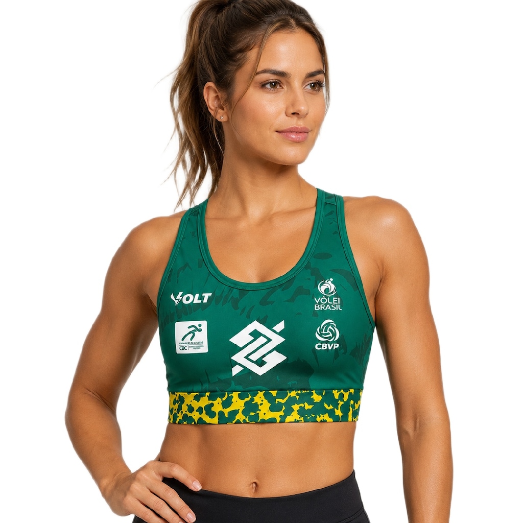 Imagem 2 do produto Top Vôlei de Praia Brasil Volt Jogo 3 2026 Feminino