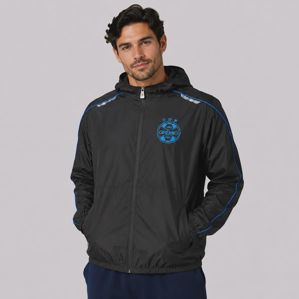 Jaqueta Corta Vento Grêmio Solid Masculina