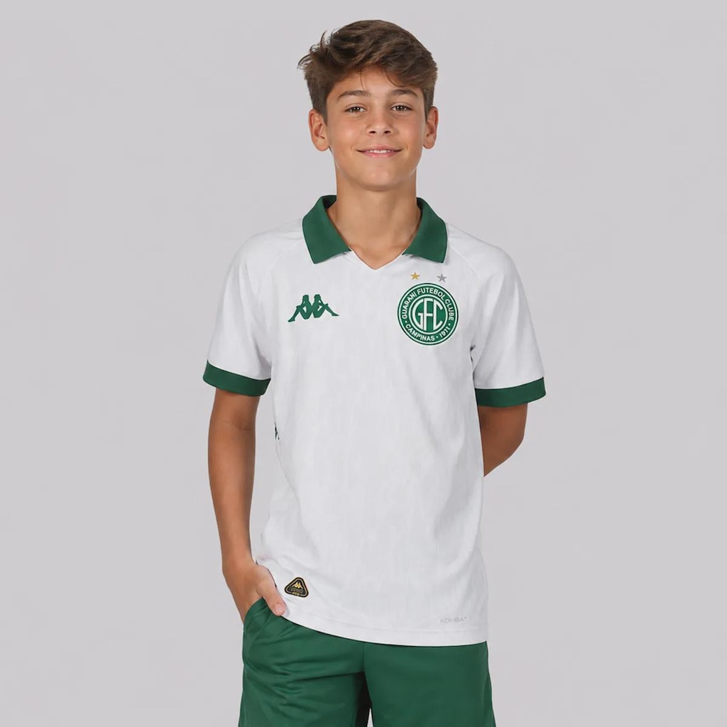 Imagem 1 do produto Camisa do Guarani II 2025 Kappa Infantil