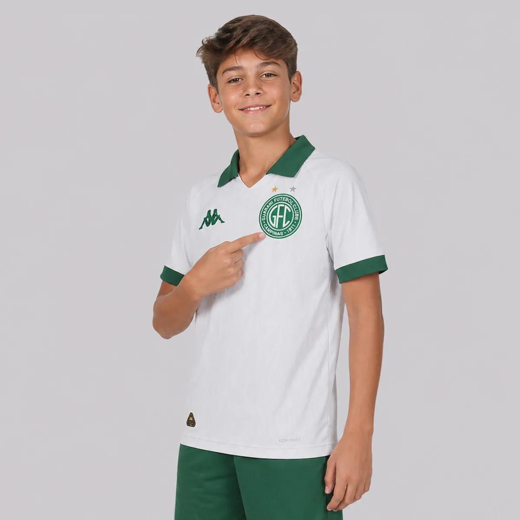 Imagem 2 do produto Camisa do Guarani II 2025 Kappa Infantil